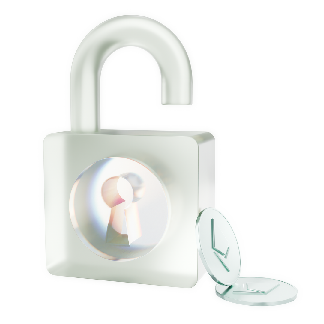 Security lock with Bitcoin